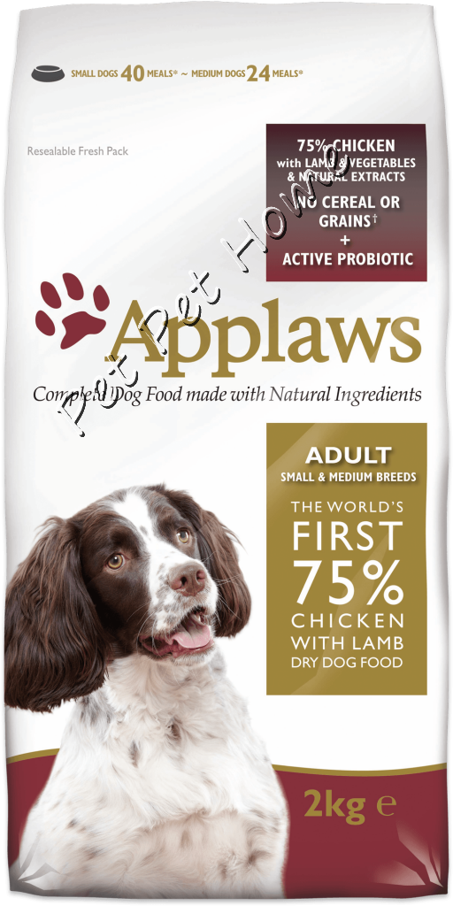 Applaws 全天然無穀物成犬-雞+羊 2kg