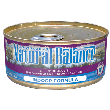 Natural Balance雪山室內去毛球配方貓罐頭 5.5oz