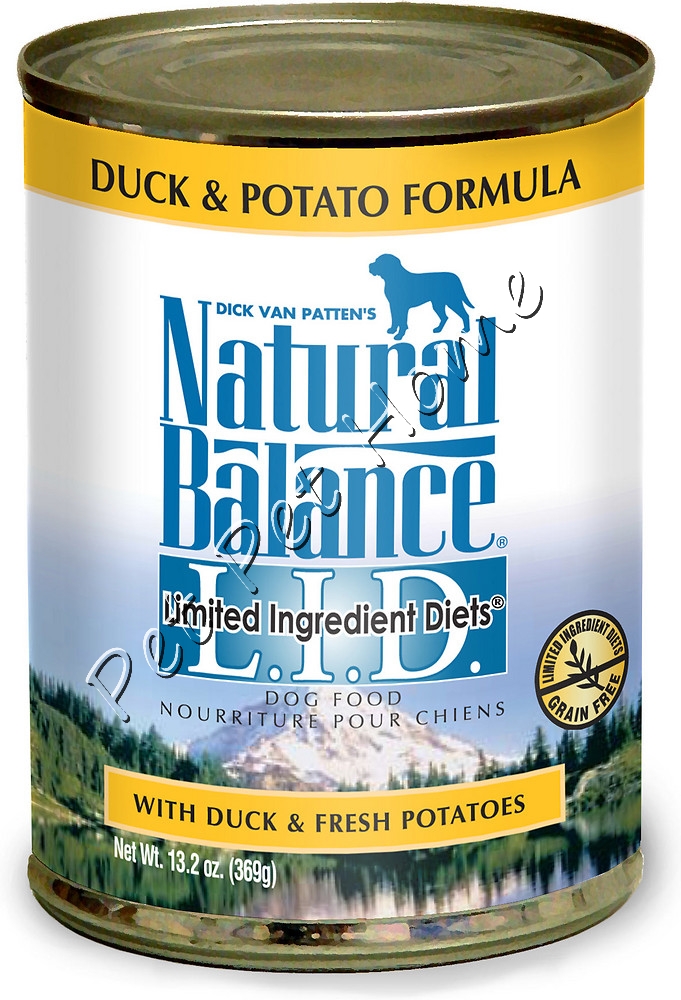 Natural Balance雪山土豆鸭肉狗罐头 13oz