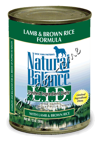 Natural Balance雪山羊肉糙米狗罐頭 13oz X 12 罐