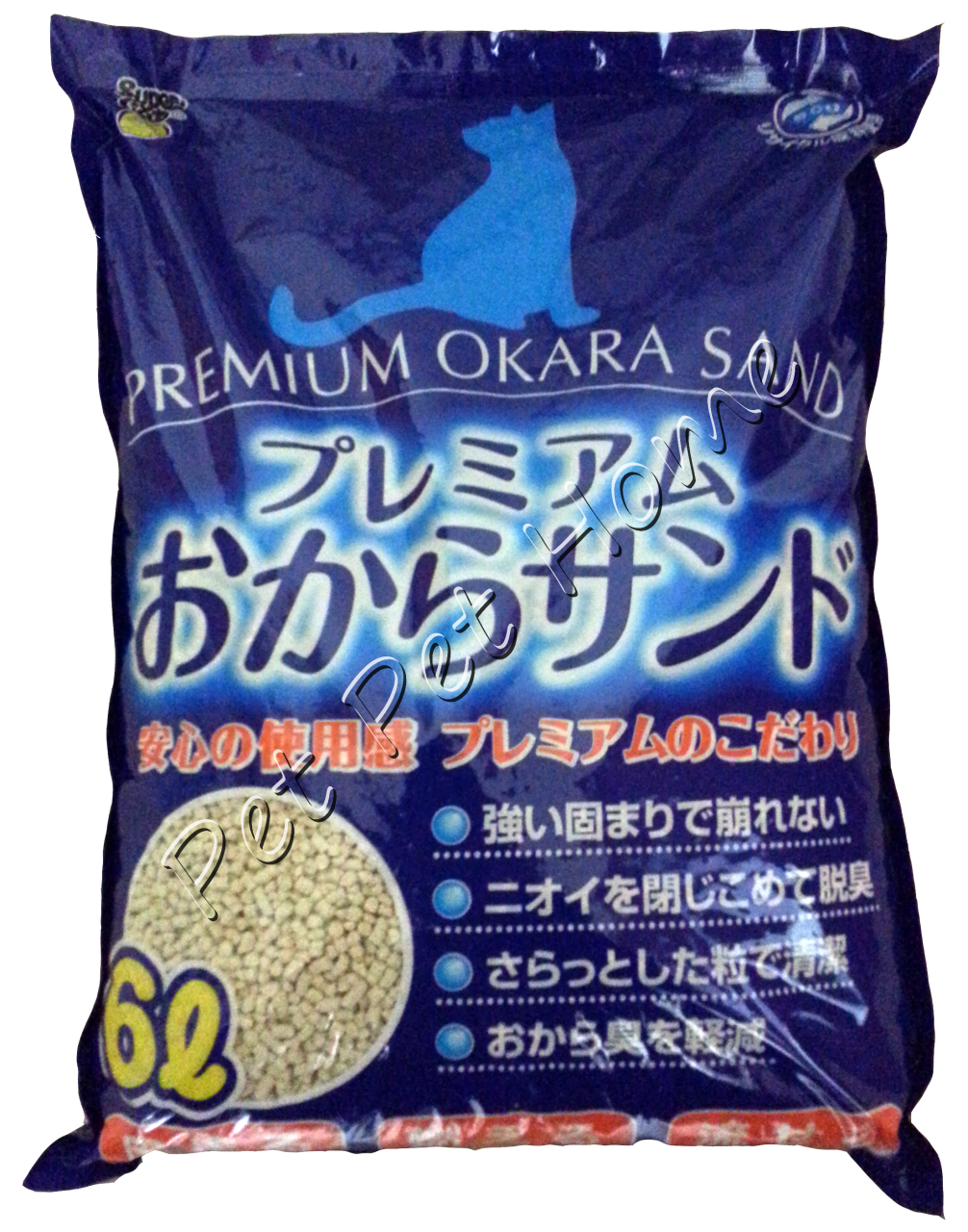 日本Super Cat高级豆腐貓砂(粗粒)-6L x 2
