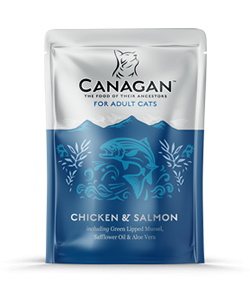 Canagan 原之選 無穀物成貓 雞肉+三文魚味 85g x 8