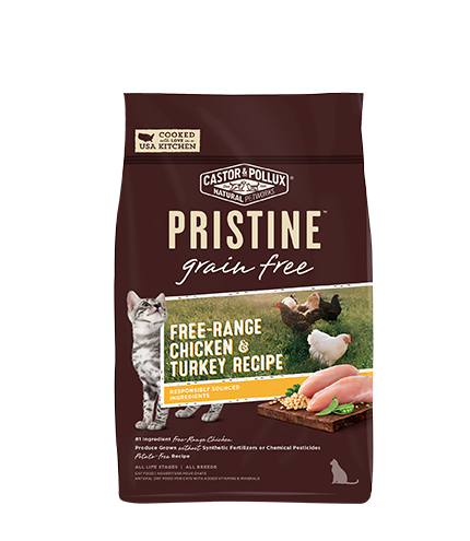 PRISTINE ™ 無穀物全貓糧 – 放養雞,火雞配方 3lb