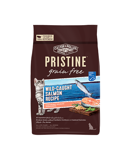 PRISTINE ™ 無穀物全貓糧 – 野生捕撈三文魚配方 6lb