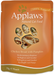 Applaws Chicken Breast with Pumpkin in Broth Pouch 鸡+南瓜 70g