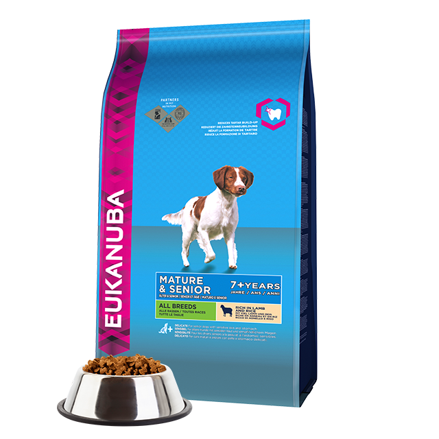 Eukanuba 优卡 老犬配方 羊肉+饭 - 12kg