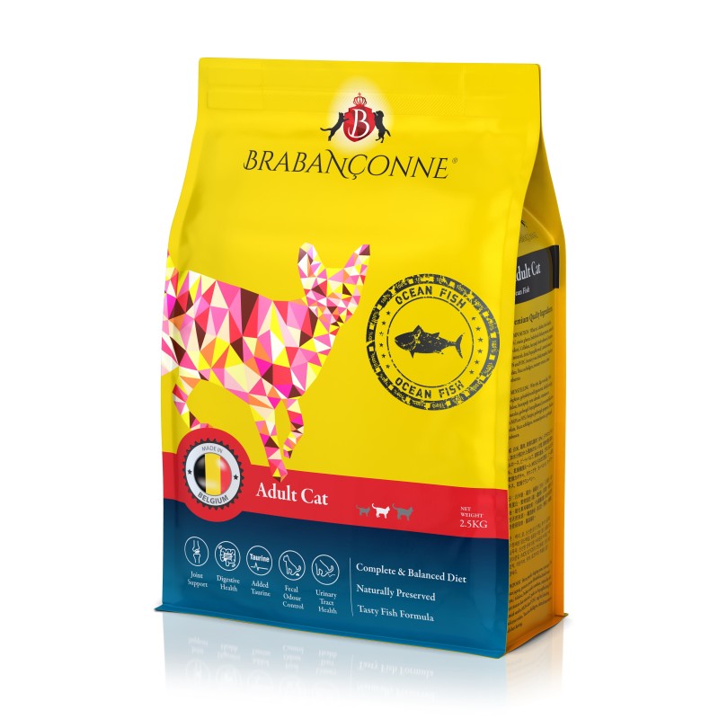 Brabanconne 爸媽寵 Adult Cat Ocean Fish 成貓魚肉配方 2.5KG