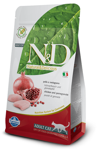 N&D CHICKEN & POMEGRANATE 無穀物成貓配方 雞肉 &石榴 05kg
