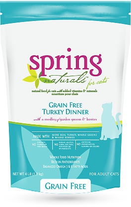 Spring Naturals 曙光全天然無穀物貓糧 火雞肉配方 1.8kg