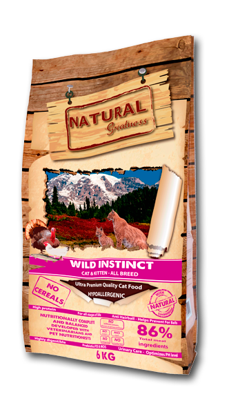 Natural Greatness NGCF001B Wild Instinct 頂級全天然無穀物乾糧 野性本能配方 6kg