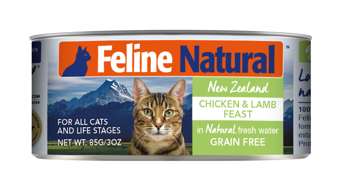 F9 FELINE NATURAL 雞肉及羊肉 主食貓罐頭 170G X 24罐優惠