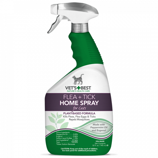Flea and Tick 全天然家居殺蚤噴霧(貓用) 32oz