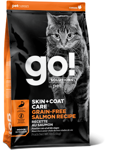 GO! SOLUTIONS 1302954 - 護膚美毛系列 三文魚貓糧配方 8lb
