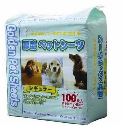 Golden 1.5呎 強力吸濕除臭厚型寵物尿墊 30x45 100片x 4