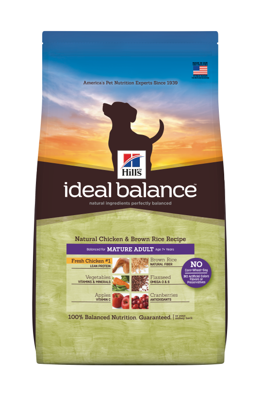 Hill's 全新天然配方 2278 IDEAL BALANCE-(老犬)天然糧-雞味-4lb
