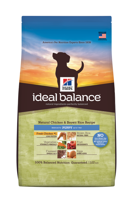Hill's 全新天然配方 IDEAL BALANCE-(幼犬)天然糧-雞味-4lb
