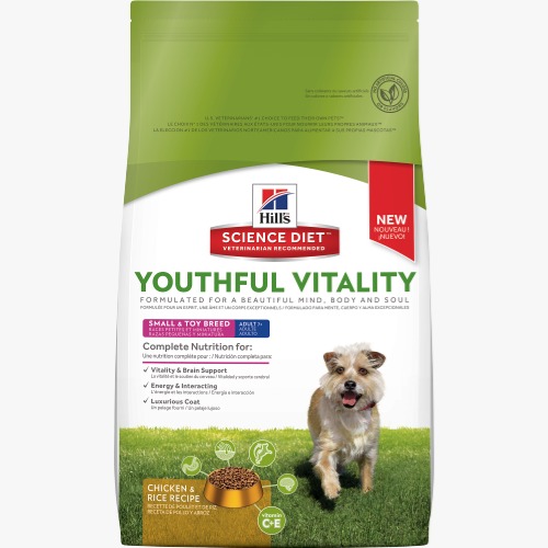 Hill's 小型高龄犬7+Youthful Vitality年 輕活力鸡肉及米 3.5lb (旧装)