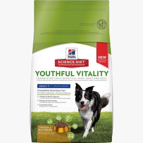 Hill's 高龄犬7+Youthful Vitality年輕活 力鸡肉及米 3.5lb (旧装)