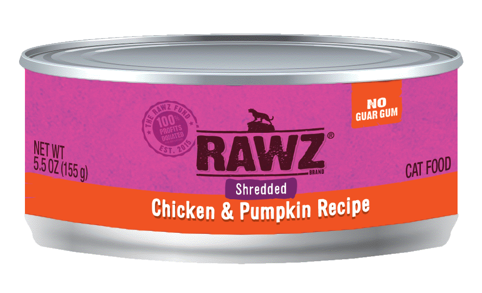 RAWZ 96% RZCCP155 雞肉及南瓜肉絲全貓罐頭 155g
