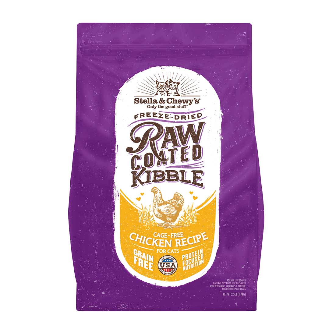 Stella & Chewy's [CRC-CFC-5]- 貓咪冻乾生肉外层乾粮 - 放养鸡配方 5lb