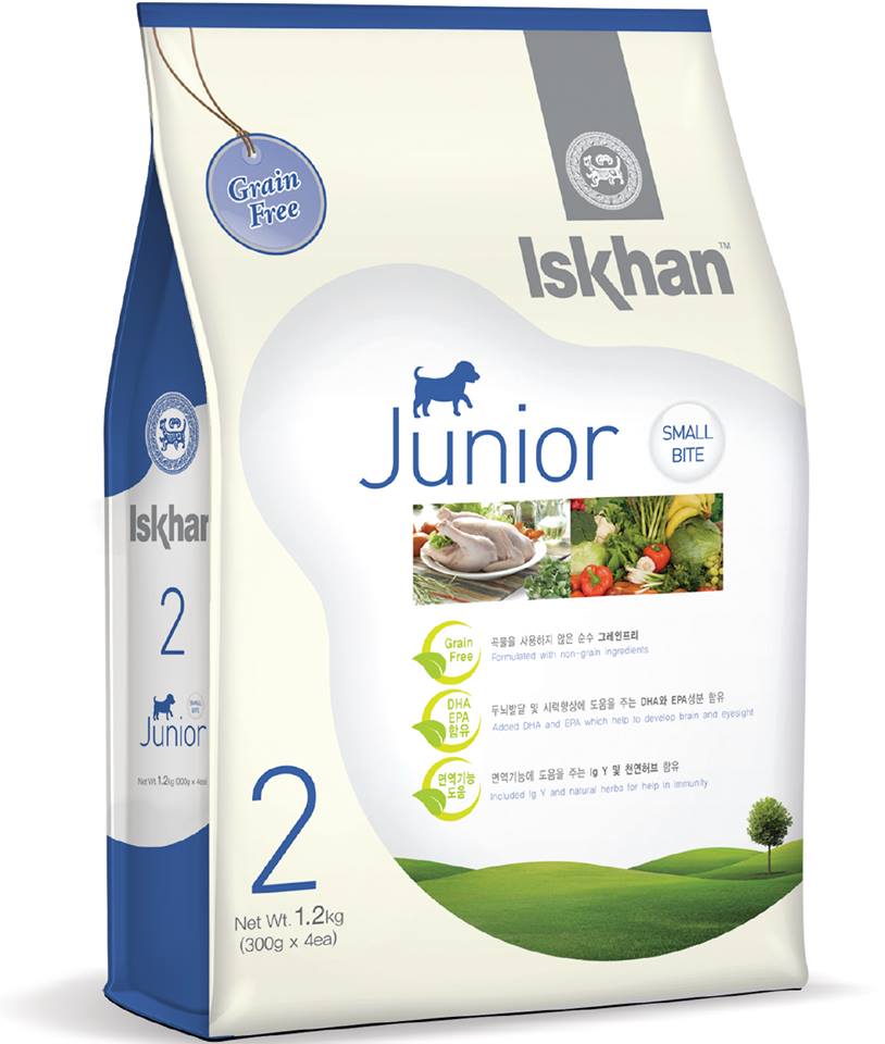 iskhan #2 Junior 益健无谷物幼犬配方(细粒) 7kg