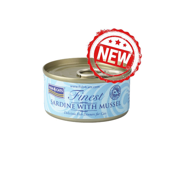 Fish4Cats CSW910 沙甸魚及青口貓罐頭 70g