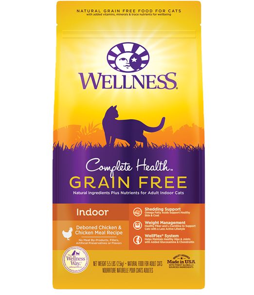 Wellness Complete Health 9211 無穀物成貓室內貓雞肉配方 11lbs8oz