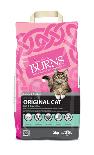Burns Original Cat - Fish & Brown Rice 魚肉糙米配方 2kg