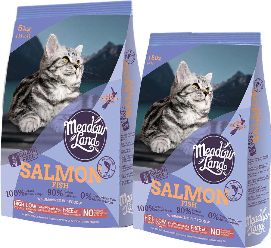 Meadowland (三文魚) 無穀物美毛配方全貓糧 5kg