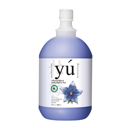 YU YU-036寵物沐浴露 桔梗白毛配方 4000ml (大桶裝)
